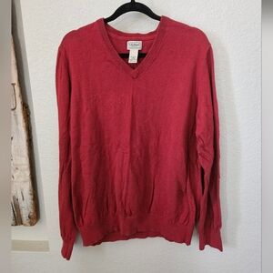 L.L. Bean Mens Cotton, Cashmere Sweater